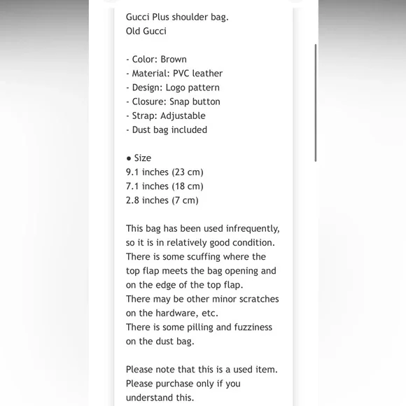 Gucci Elegant Brown and Cream Crossbody Bag - Picture 16 of 16